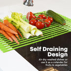 Zulay Kitchen Large Roll Up Dish Drying Rack - Image 8