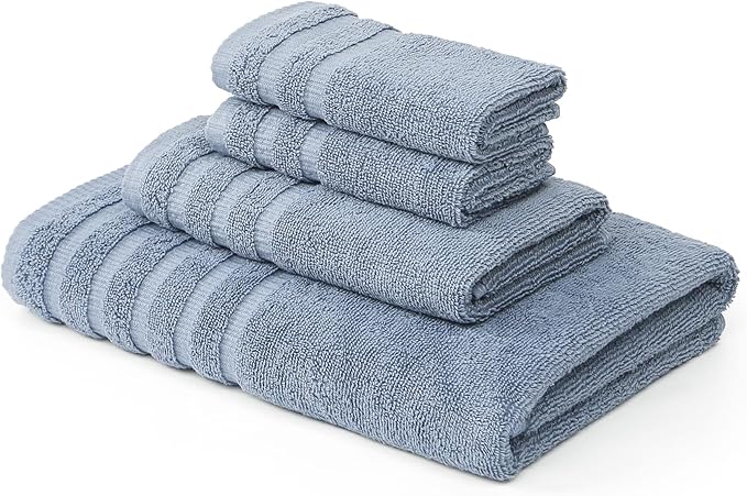 Modern Threads Oxford 6-Piece 100% Cotton Towel Set – Yarn Dyed Jacquard & - Image 7