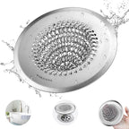 Bathtub Drain Hair Catcher, Fast Drainage Shower Drain Hair Catcher, Reversible by Wokdada