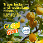 Glad ForceFlex Tall Kitchen Trash Bags, 13 Gallon, Gain Lemon Zest - Image 3
