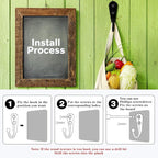 Coat Hooks-52 Pack Farmhouse Hooks - Image 4
