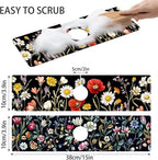 Bimkole 2 PCS Faucet Absorbent Mat, Kitchen Faucet Sink Splash Guard Wraparound - Image 2
