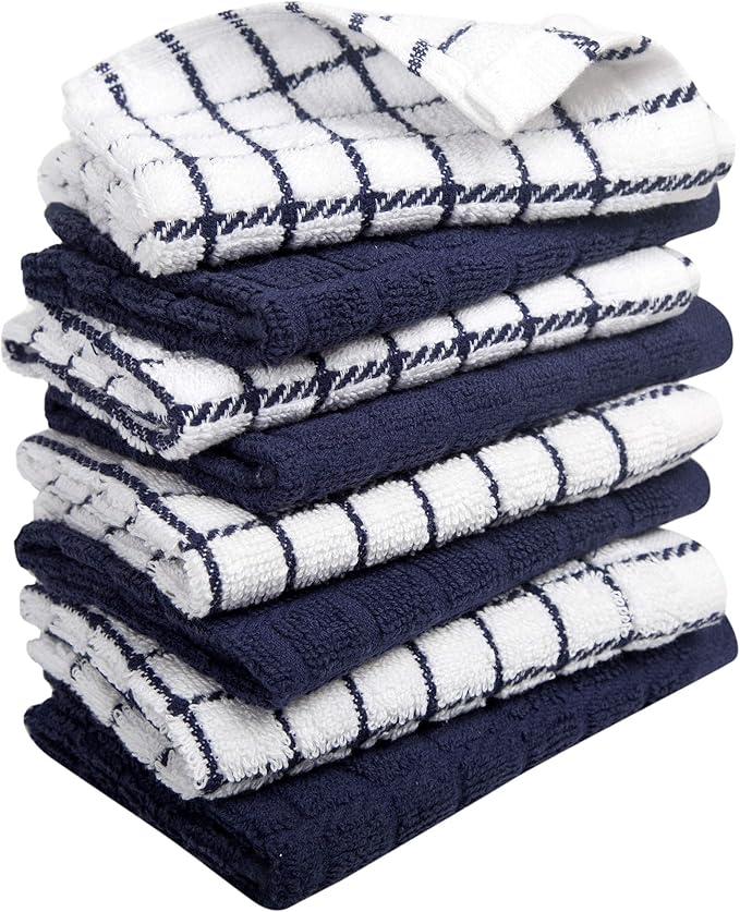 Bumble Dish Cloths | 12" x 12" | 100% Cotton Kitchen Towels | 405 GSM | Soft - Image 6
