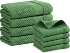 Homaxy Kitchen Towels and Dishcloths Set, 12 x 12 and 13 x 28 Inches, Super by Homaxy