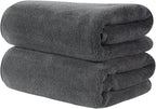 KinHwa Microfiber Hand Towels for Bathroom Soft and Absorbent Face Towels Grey by KinHwa
