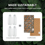 RECYCO Waffle Kitchen Towel Set of 2 - Image 5
