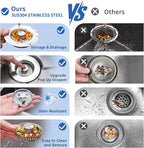 3-in-1 Kitchen Sink Drain Strainer - Image 4