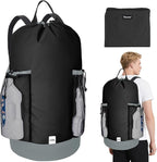 BALEINE 120L Laundry Bag Backpack, 900D Oxford Fabric Large Travel Laundry Bags by BALEINE