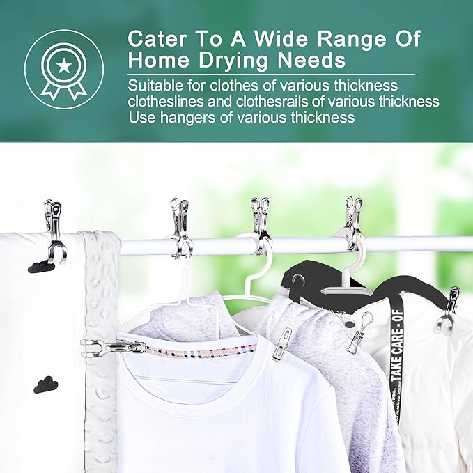 Stainless Steel Clothes Pins Heavy Duty Outdoor, Mini Laundry Clothespins - Image 4