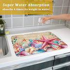 Summer Beach Dish Drying Mat - Image 7
