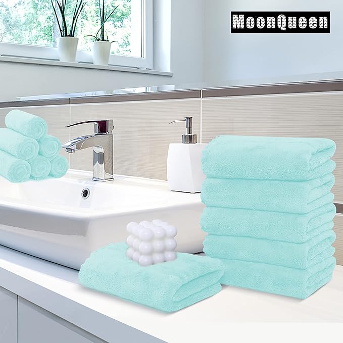 MOONQUEEN 6 Pack Premium Hand Towels - Image 2