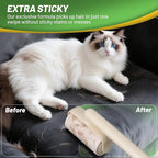 Lint Roller 2-in-1 Rotatable Handle Pet Hair Remover - Image 5