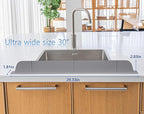 30 inch Premium Kitchen Sink Silicone Water Splash Guard SIZE UPGRADE 30" and - Image 7