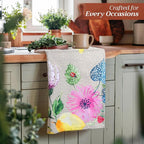 Maison d' Hermine Kitchen Towels Set of 3 100% Cotton 27.50" x 20" Reusable - Image 6