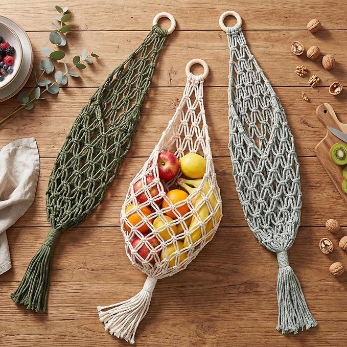 Sieral 3 Pack Hanging Fruit Baskets - Image 4