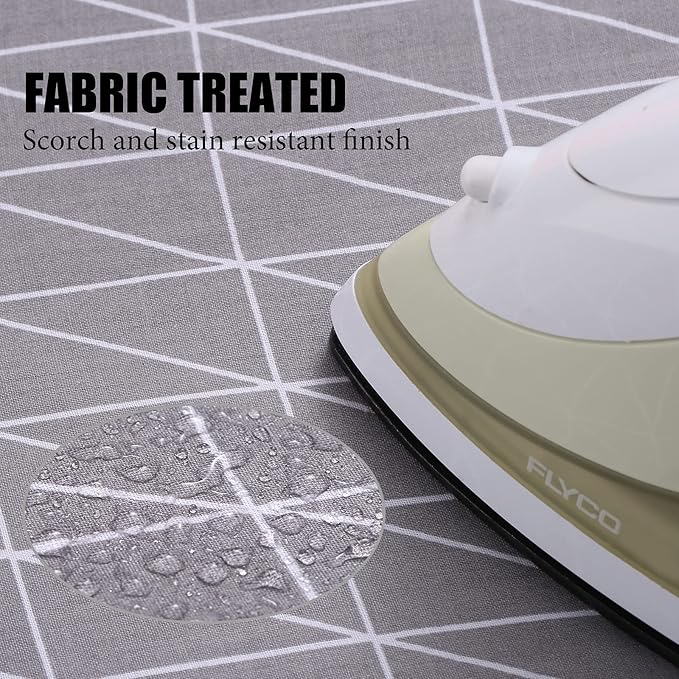 Ironing Board Cover, Full Size Scorch Resistant Padding, Elastic Edge, Heavy - Image 4