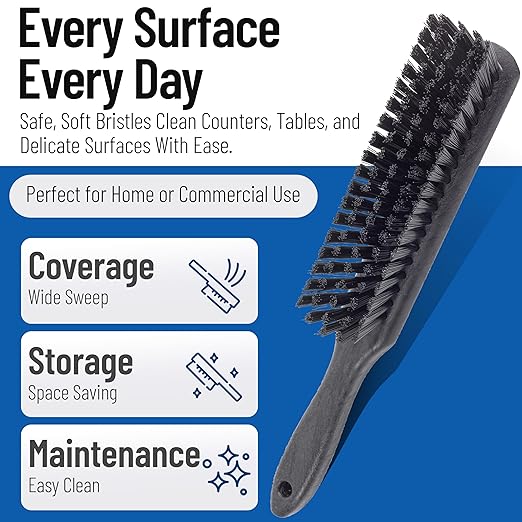 SPARTA Handheld Soft Counter Brush 8 Inch Bristle Span, Countertops, and - Image 3