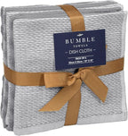 Bumble Premium Dish Cloths 13"x13" | 100% Natural Ring Spun Cotton | 400 GSM | - Image 7