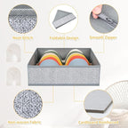 DIMJ Drawer Organizers Cloths, Closet Underwear Organizer, 15 Packs Foldable - Image 3