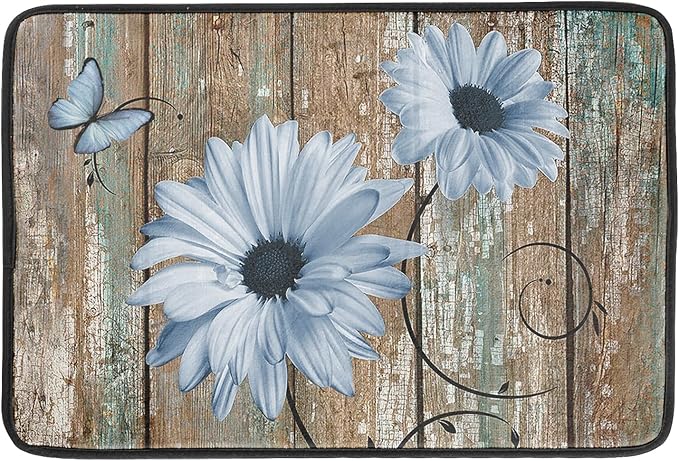 Giwawa Rustic Daisy Dish Drying Mat by Giwawa