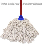 Cotton String Screw on Mop Replacement Head Compatible - Image 5