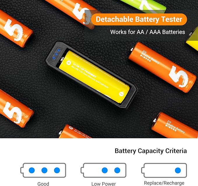 KIWIFOTOS 24 Slots AA AAA Battery Case Holder - Image 6