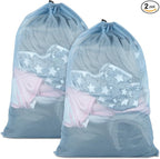 2 Pack Mesh Laundry Bags, 23 x 34 Inches Heavy Duty Mesh Laundry Bag, Large by PEASUG