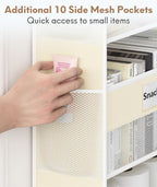 Over The Door Organizer Hanging, 2 Pack 5 Shelf Behind The Doors Storage - Image 4