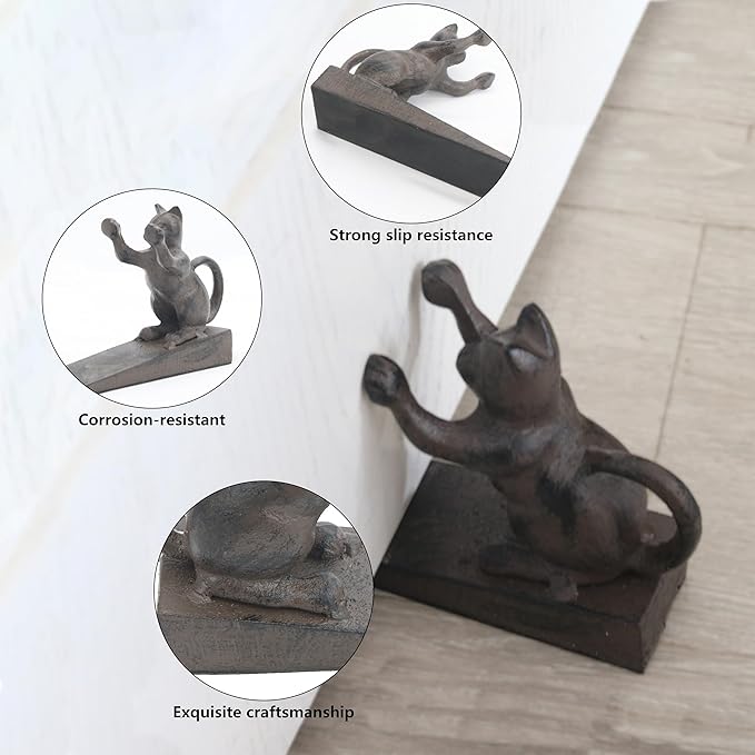 Cat-Shaped Door Stopper for Indoor Use - Image 4