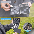JJC CR2450 CR2430 CR2412 Battery Case Holder Storage, Water-Resistant, Button - Image 4