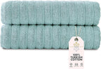 Classic Turkish Towels CTT Premium 2 Pack Bath Towels Set, Made by ClassicTurkishTowels
