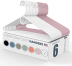 Neaties Super Heavy Duty Clothes Hangers 6 Pack – Made in The USA - 10lb by NeatiesHangers