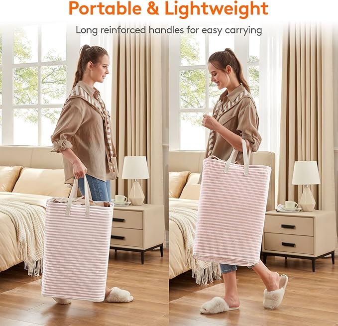 Lifewit 1 Pack Laundry Hamper Large Collapsible Laundry Baskets, Freestanding - Image 4