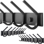 WEBI Coat Rack Wall Mounted, 24 Inch 8 Hooks by WEBI