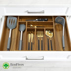Luxury Acacia Kitchen Drawer Organizer - Image 4