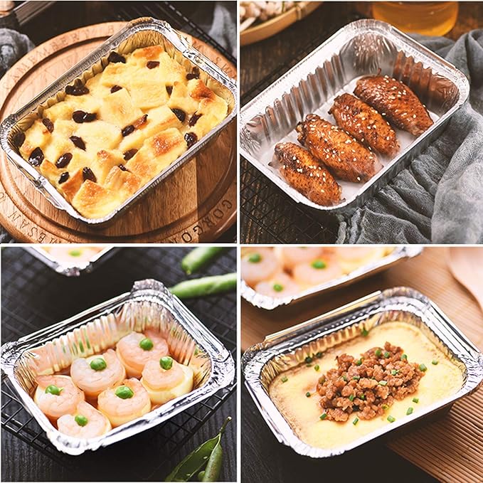 Loaf Pans 2Lb Heavy Duty Disposable Aluminum Foil Premium Bread Tins Standard - Image 7