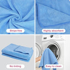 4 Pcs Extra Large Microfiber Cleaning Cloth 30 x 20 Inch Reusable Thick - Image 5