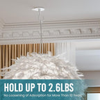TAILI Adhesive Ceiling Hooks for Hanging Plants, Heavy Duty No-Drill Removable - Image 5