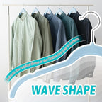 Velvet Hangers 50 Pack – Slim Non-Slip Flocked Clothes Hangers - Image 4