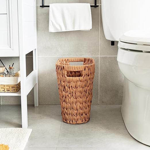 GRANNY SAYS Wicker Trash Can, Bathroom Trash Can - Image 2