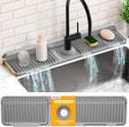 24'' Longer Faucet Mat for Kitchen Sink Splash GuardKitchen Sink Faucet Mat - Image 9