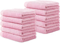 Yoofoss Washcloths Towel Set 10 Pack Baby Rayon Derived from Bamboo Wash Cloth by YOOFOSS