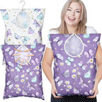 2 Pcs Extra large 20 x 16 Inch Clothespin Bag by Wowangce