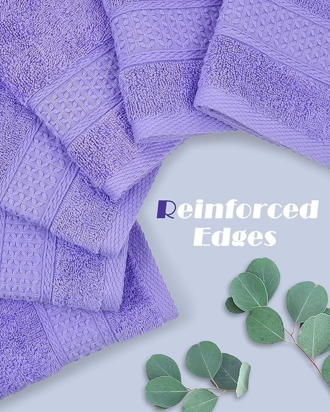 Cleanbear Wash Cloths Cotton Facecloths, Large Face Cloths 6 Ultra-Soft - Image 4