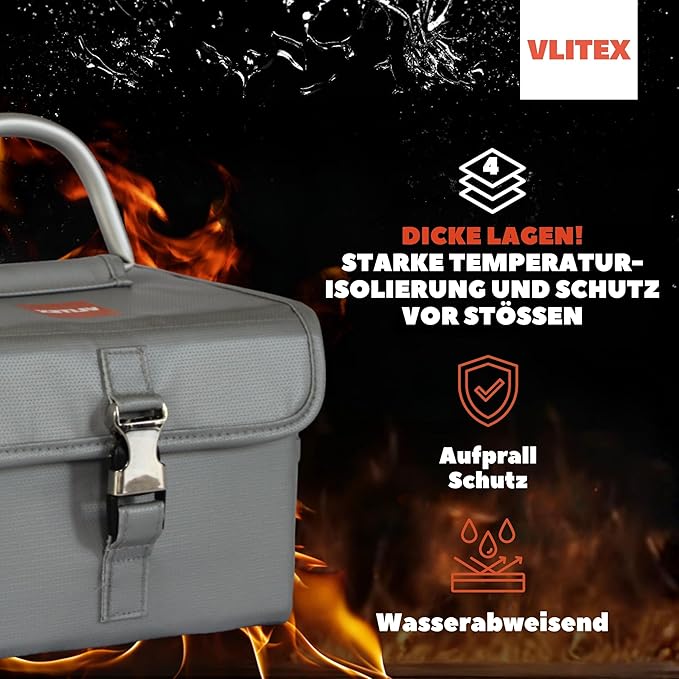 Lithium Battery Storage Box L | Engineered in Germany | Fireproof E-Fiberglass - Image 4