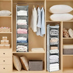 5-Shelf Hanging Closet Organizer and Storage, Closet Hanging Storage Shelves - Image 2