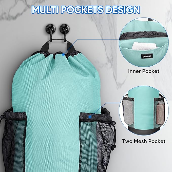 BALEINE 150L Laundry Bag Backpack, 900D Oxford Fabric Large Travel Laundry Bags - Image 4