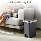 2Pack Small Bathroom Trash Can - Image 4