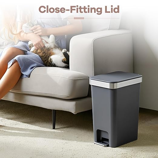 2Pack Small Bathroom Trash Can - Image 4