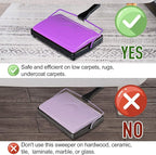 Yocada Carpet Sweeper Cleaner for Home Office Low&Undercoat Carpets Rugs Pet - Image 4